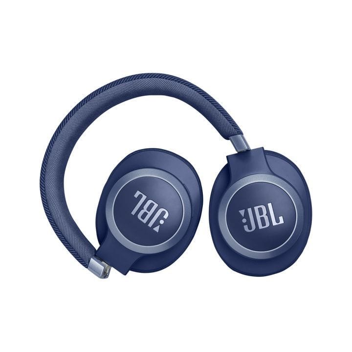 JBL Live 770NC Wireless On-Ear With True Adaptive Noise Cancelling Headphones, Experience The Renowned Sound - Blue - LIVE770NC