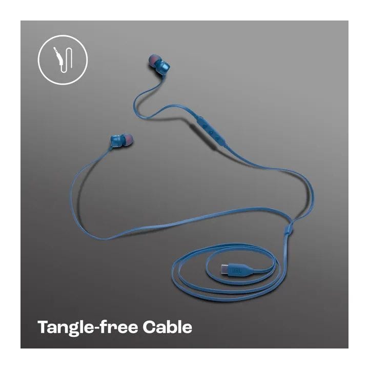JBL Tune 310C USB-C | Wired Hi-Res In-Ear Headphones - Blue