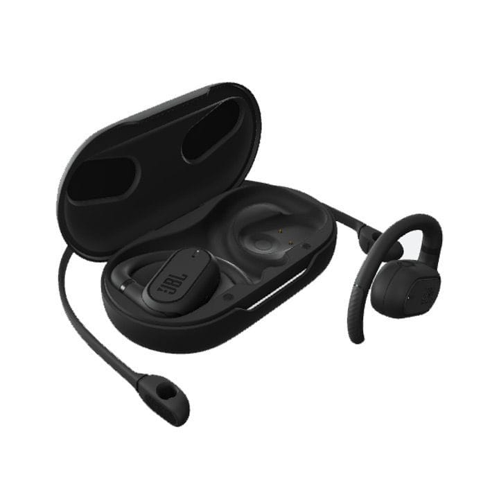 JBL Soundgear Sense True Wireless Open-Ear Headphones, Splash And Dust Resistant, 4 Mics For Crisp, Clear Calls, 24 Hours Battery - Black - JBLSOUNDGEARSENSE