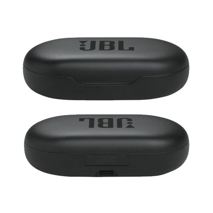 JBL Soundgear Sense True Wireless Open-Ear Headphones, Splash And Dust Resistant, 4 Mics For Crisp, Clear Calls, 24 Hours Battery - Black - JBLSOUNDGEARSENSE
