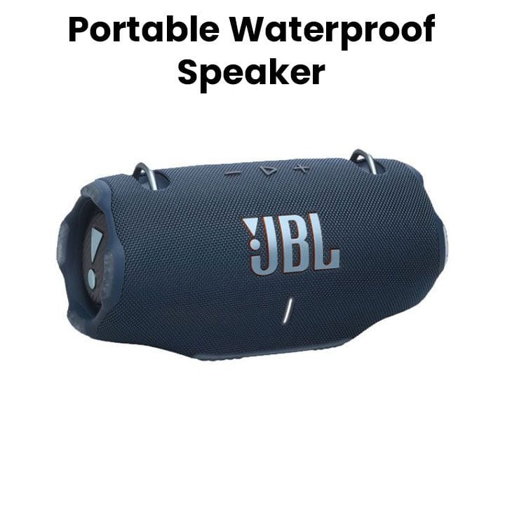 JBL Xtreme 4 Portable Bluetooth Speaker, ProSound With Powerful Bass Radiators, AI Sound Boost, Built-in Powerbank - Blue - ‎XTREME4
