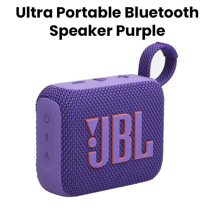 JBL Go 4  Ultra-Portable Bluetooth Speaker, Enjoy Powerful Sound, Compact Design, And Durable Build Perfect For Travel - Purple - Go 4