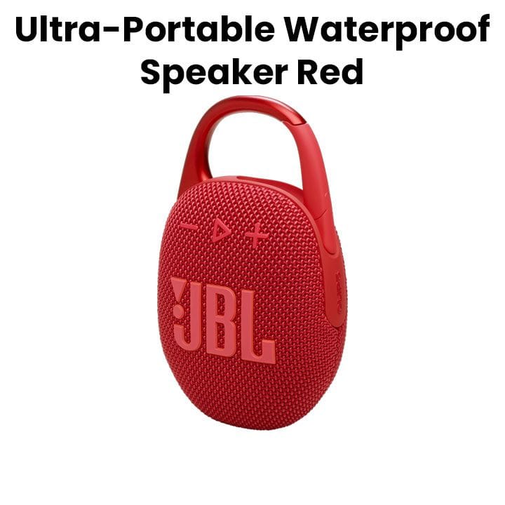 JBL Clip 5 | Ultra-Portable Waterproof Speaker - Red