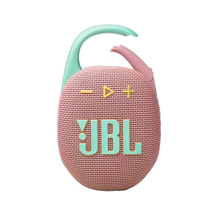 مكبر صوت محمول مقاوم للماء فائق الحمل من جيه بي إل كليب ٥ - وردي | CLIP5