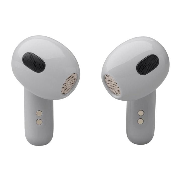 JBL Live Flex 3 True Wireless Noise Cancelling Open Stick Earbuds, 50 Hours Battery Life, Enjoy Powerful Sound - Silver - LIVEFLEX3