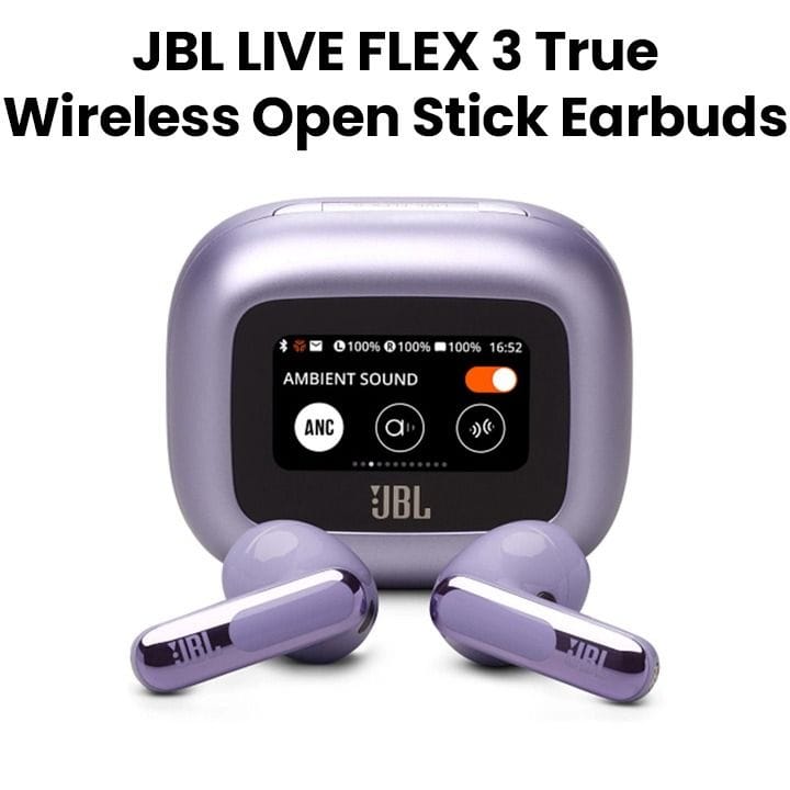 سماعات أذن مفتوحة اللاسلكية مع إلغاء الضوضاء من جيه بي إل لايف فليكس ٣ - بنفسجي | LIVEFLEX3