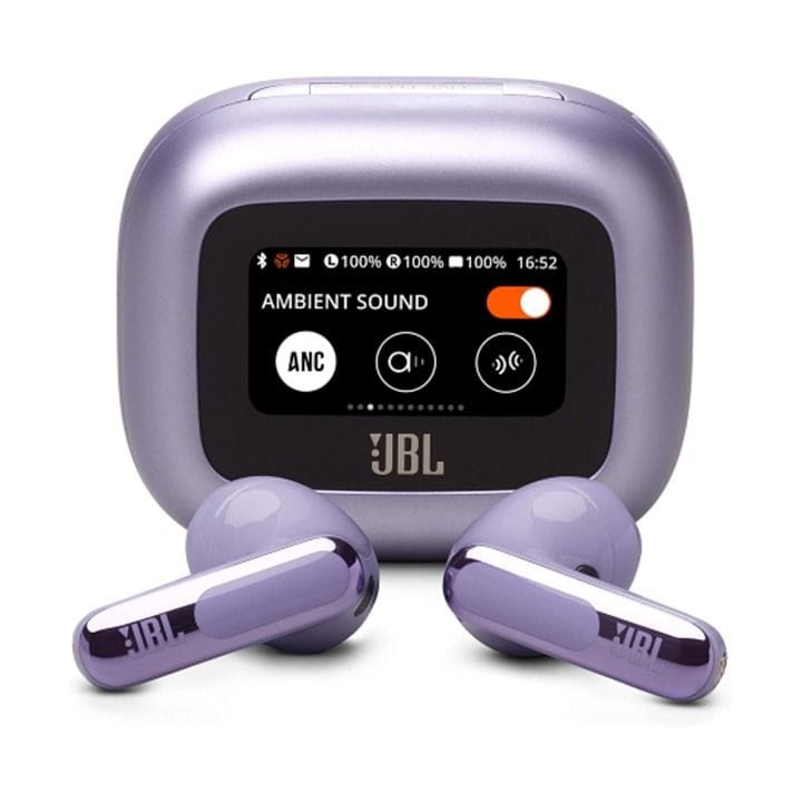 سماعات أذن مفتوحة اللاسلكية مع إلغاء الضوضاء من جيه بي إل لايف فليكس ٣ - بنفسجي | LIVEFLEX3