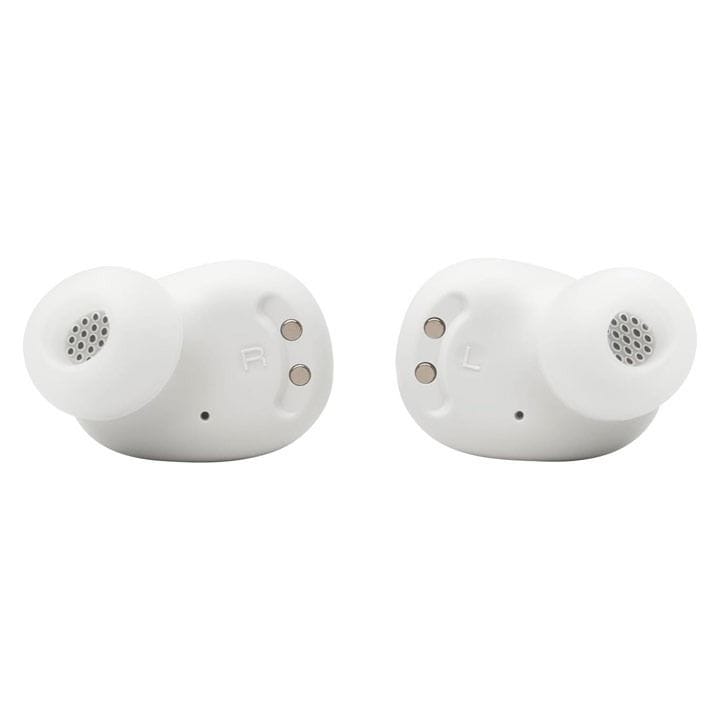 JBL Wave Buds 2 True Wireless Noise Cancelling Earbuds With Deep Bass Sound - White - WAVEBUDS2