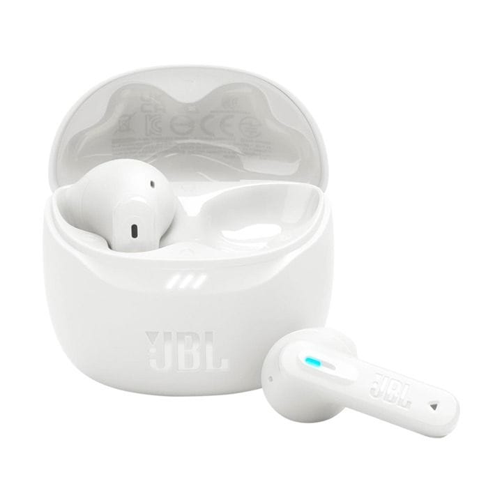 JBL Tune Flex True Wireless Noise Cancelling Earbuds, 12mm Driver, IP54 Dust And Water Resistant - White - TUNEFLEX