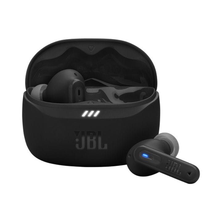 JBL Tune Beam 2 True Wireless Noise Cancelling Earbuds, Up To 48 Hours Total Playback, IP54 Dust And Water Resistant - Black - TUNEBEAM2
