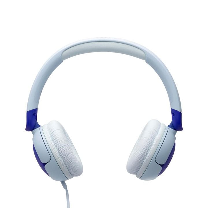 JBL Junior 320BT Wireless on-Ear Kids Headphones Safe Sound, Fit for Kids, Parental Control with Customizable Volume - Blue - JR320