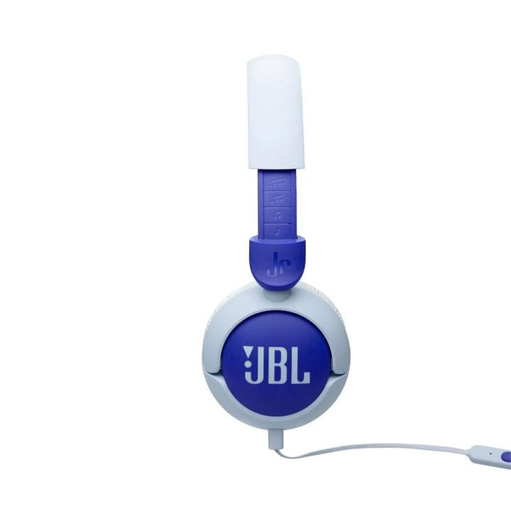 JBL Junior 320BT Wireless on-Ear Kids Headphones Safe Sound, Fit for Kids, Parental Control with Customizable Volume - Blue - JR320