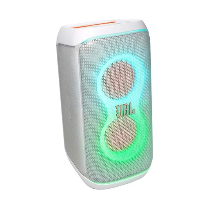 JBL PartyBox Club 120 Wireless Bluetooth 160W Party Speaker, AI Sound Boost, Futuristic Light Show, Upto 12Hrs Playtime, Splashproof - White - PARTYBOXCLUB120