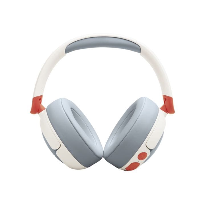 جي بي إل سماعات رأس للأطفال لاسلكية فوق الأذن مع إلغاء الضوضاء - أبيض | JBLJR470NCWHT