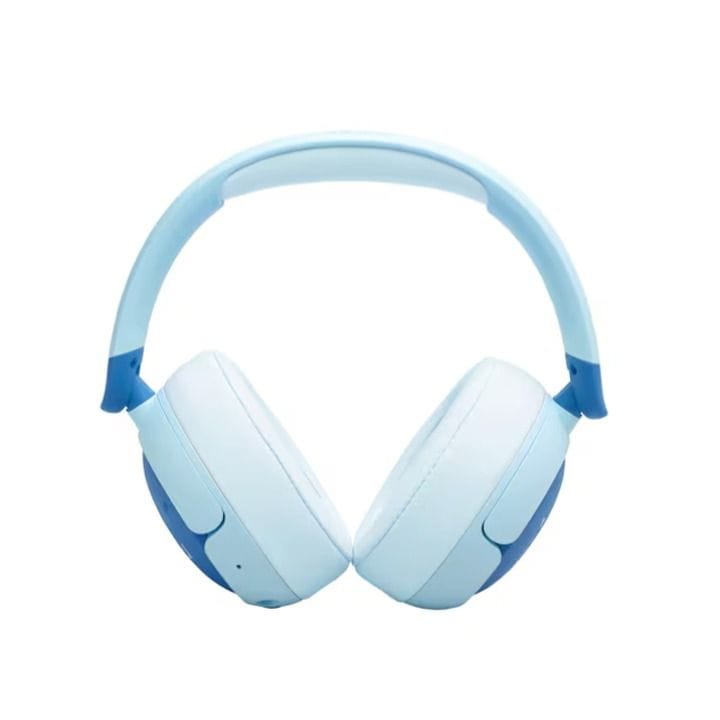 JBL 470NC Wireless Over-Ear Noise Cancelling Kids Headphones Safe Sound, Parental Control With Customizable Volume - Blue - JR470NC