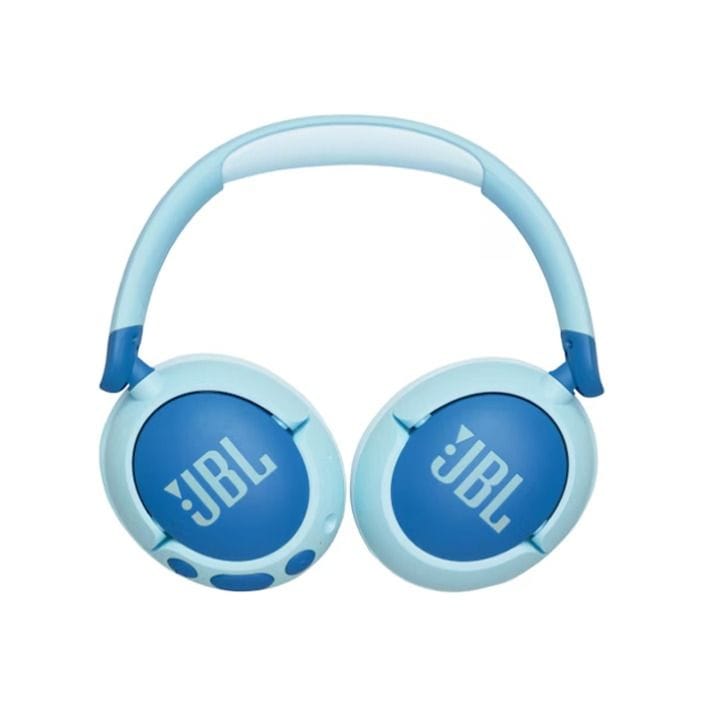 JBL 470NC Wireless Over-Ear Noise Cancelling Kids Headphones Safe Sound, Parental Control With Customizable Volume - Blue - JR470NC