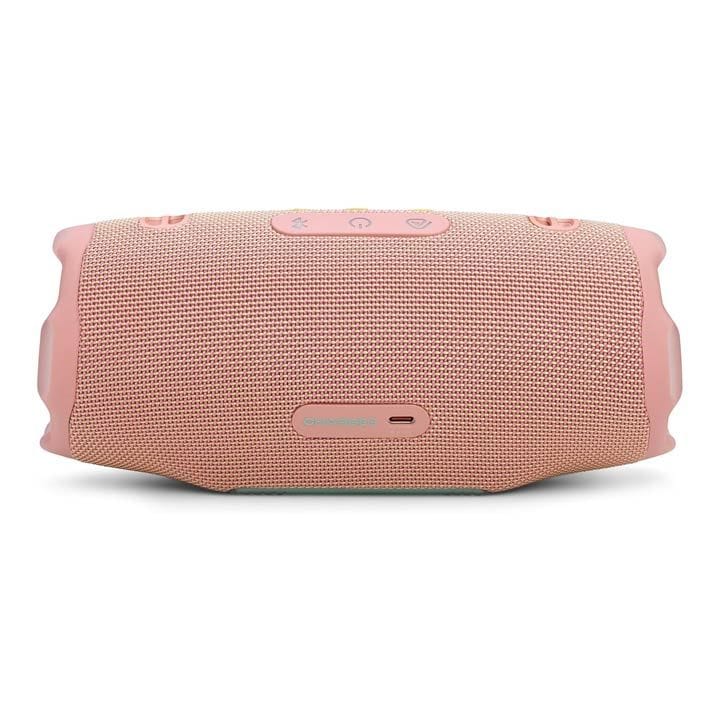 مكبر صوت بلوتوث محمول مقاوم للماء والصدمات مع باوربانك من جيه بي إل تشارج ٦ - وردي | JBLCHARGE6PIK