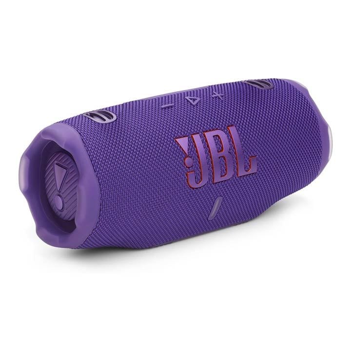 JBL Charge 6 Portable Waterproof And Drop-Proof Bluetooth Speaker With Powerbank, Durable Design Perfect For Outdoor And Indoor Use - Purple - JBLCHARGE6PUR