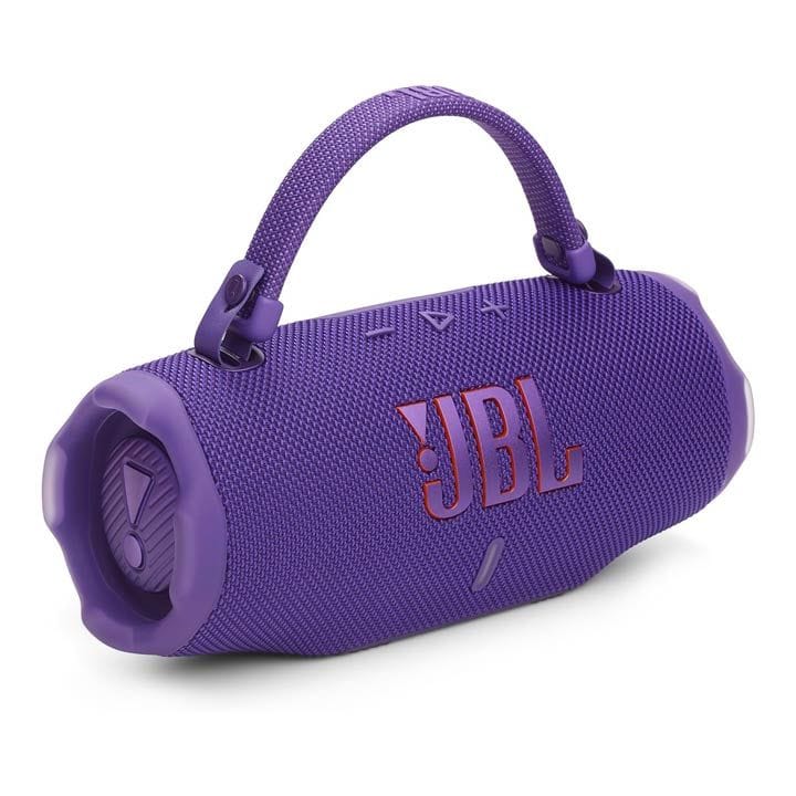 JBL Charge 6 Portable Waterproof And Drop-Proof Bluetooth Speaker With Powerbank, Durable Design Perfect For Outdoor And Indoor Use - Purple - JBLCHARGE6PUR
