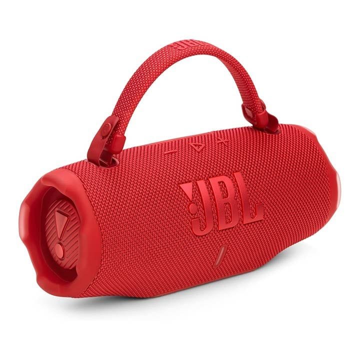 JBL Charge 6 Portable Waterproof And Drop-Proof Bluetooth Speaker With Powerbank, Durable Design Perfect For Outdoor And Indoor Use - Red - JBLCHARGE6RED
