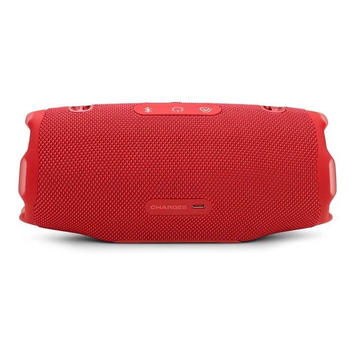 JBL Charge 6 Portable Waterproof And Drop-Proof Bluetooth Speaker With Powerbank, Durable Design Perfect For Outdoor And Indoor Use - Red - JBLCHARGE6RED