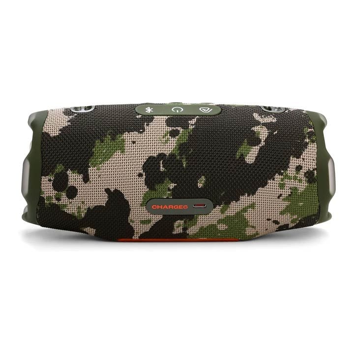 JBL Charge 6 Portable Waterproof And Drop-Proof Bluetooth Speaker With Powerbank, Durable Design Perfect For Outdoor And Indoor Use - Squad - JBLCHARGE6SQD