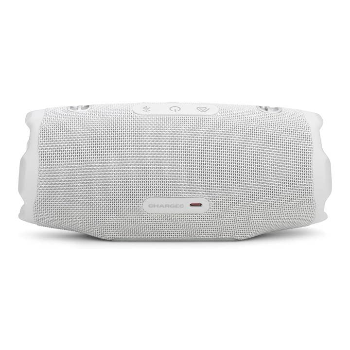 JBL Charge 6 Portable Waterproof And Drop-Proof Bluetooth Speaker With Powerbank, Durable Design Perfect For Outdoor And Indoor Use - White - JBLCHARGE6WHT