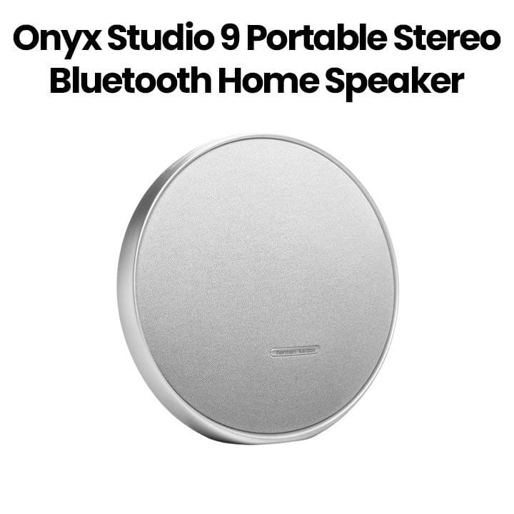 Harman Kardon Onyx Studio 9 Portable Stereo Bluetooth Home Speaker, Premium Sound, Bluetooth Connectivity, Portable Design, Long Battery Life - Grey - HKOS9GRY