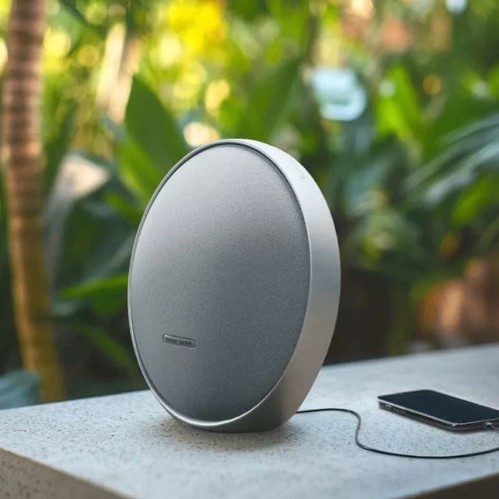 Harman Kardon Onyx Studio 9 Portable Stereo Bluetooth Home Speaker, Premium Sound, Bluetooth Connectivity, Portable Design, Long Battery Life - Grey - HKOS9GRY