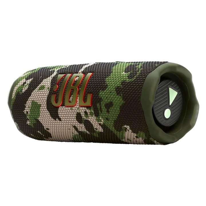 مكبر صوت بلوتوث محمول مقاوم للماء والصدمات من جيه بي إل فليب ٧ - كامو | JBLFLIP7SQD