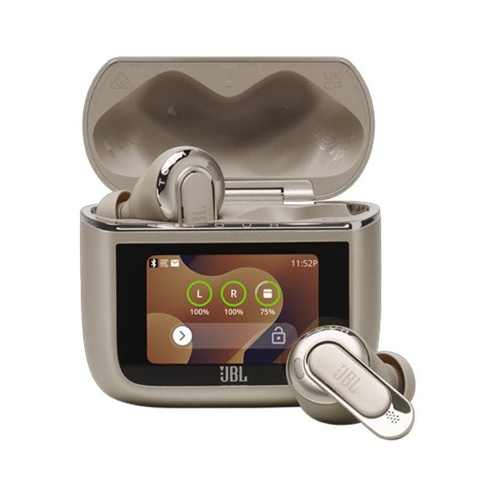 JBL TourPro3 Latte True Wireless Noise Cancelling Earbuds With Smart Charging Case - Beige - JBLTOURPRO3LAT