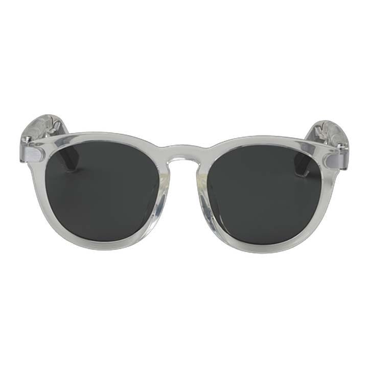 نظارات صوتية جي بي إل ساوند جير فريمز مستديرة - رمادي وأسود | JBLSOUNDGEARFRAMES-R ONX