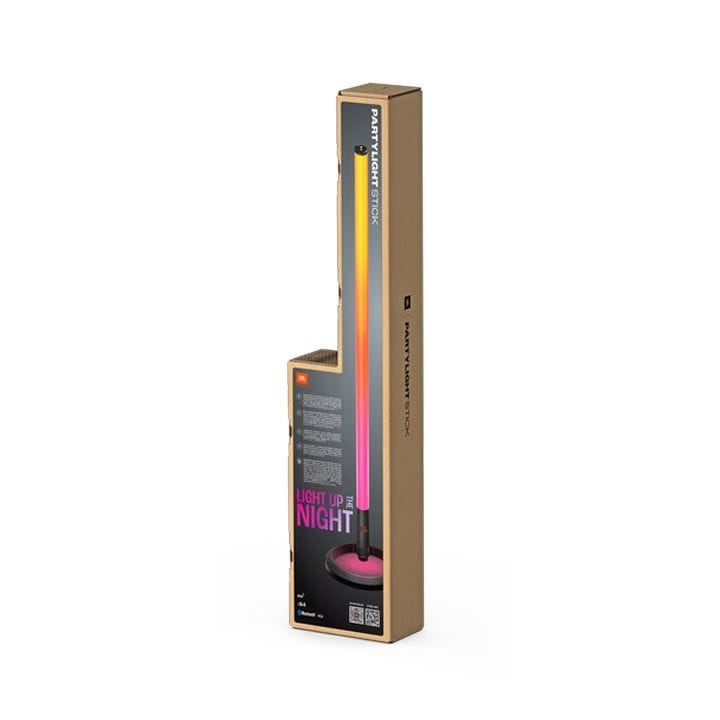 JBL Party Light Stick Bluetooth Party Light With Dynamic LED Lighting, Next Level With A Choreographed Lightshow, IPX4 Splashproof - Black - PartyLightStick
