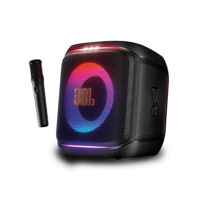 JBL PartyBox Encore 2 With Mic, Wireless Bluetooth Party Speaker, AI Sound Boost, Dynamic Light Show, Upto 15Hrs Playtime - Black - JBLPBENCORE2UK