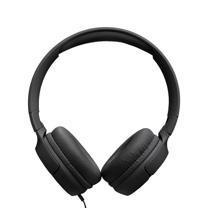 JBL Tune 520C Wired On-Ear Headphones With USB-C, Hi-Res Audio, JBL Pure Bass Sound, EQ Presets - Black - JBLT520CBLK