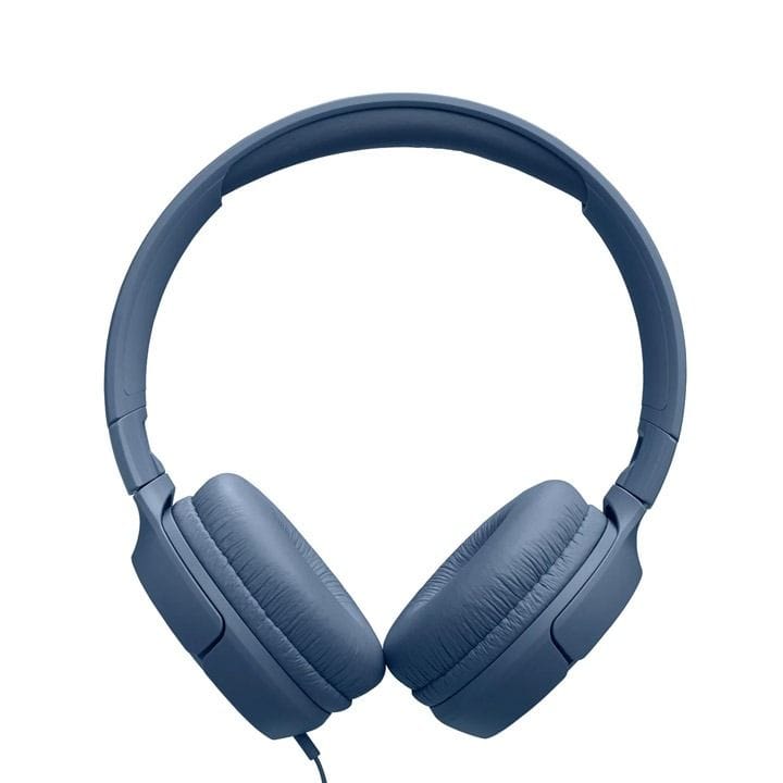 JBL Tune 520C Wired On-Ear Headphones With USB-C, Hi-Res Audio, JBL Pure Bass Sound, EQ Presets - Blue - JBLT520CBLU