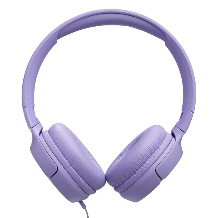 JBL Tune 520C Wired On-Ear Headphones With USB-C, Hi-Res Audio, JBL Pure Bass Sound, EQ Presets - Purple - JBLT520CPUR