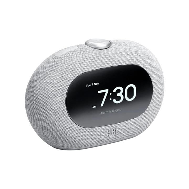 JBL Horizon3 Bluetooth Clock Radio Speaker, Powerful JBL Pro Sound, Ambient Light, Customizable Sleep Mode With DAB/DAB+/FM - Grey - HORIZON3