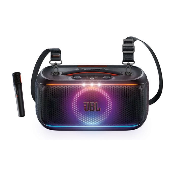 JBL PartyBox On The Go 2 Portable Party Speaker, Up To 15 Hours Playtime, IPX4 Splashproof 100W - Black - ‎JBLPARTYBOXOTG2