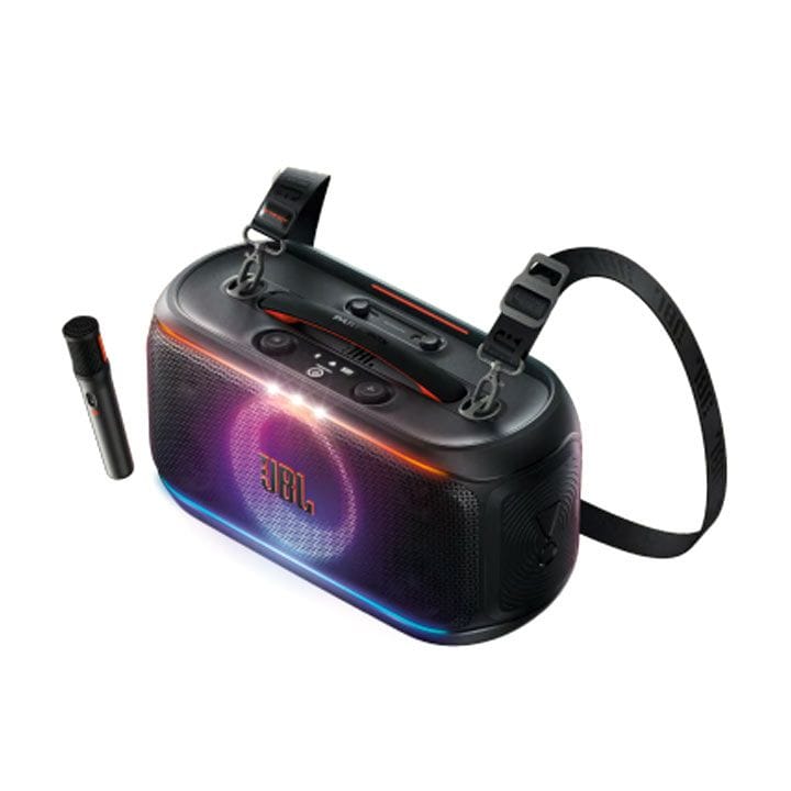 JBL PartyBox On The Go 2 Portable Party Speaker, Up To 15 Hours Playtime, IPX4 Splashproof 100W - Black - ‎JBLPARTYBOXOTG2