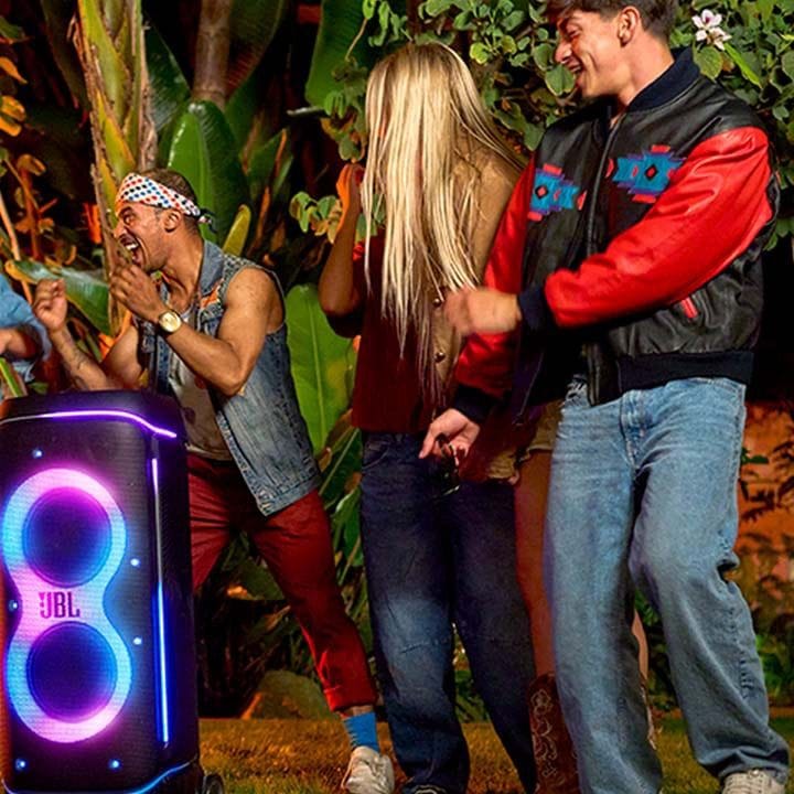 JBL PartyBox 720 Loudest Battery-Powered Party Speaker With Superior Pro Sound, Up to 15 Hours Playtime And IPX4 Splash Proof - Black - PARTYBOX720