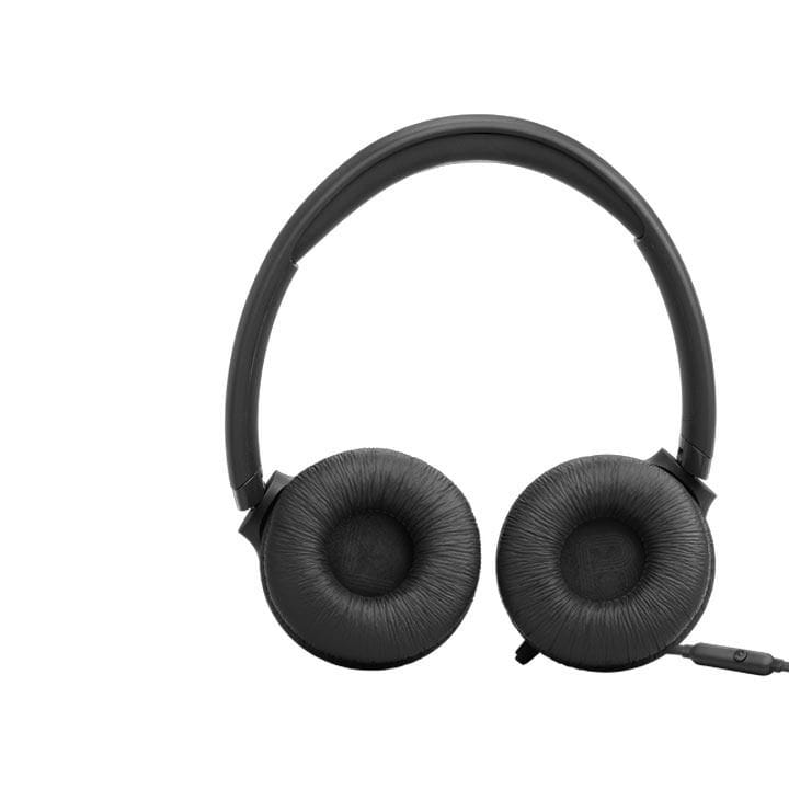 JBL Wired Tune 530 On-Ear Headphones, JBL Pure Bass Sound, Foldable Design, Durable Tangle-Free Cable, Smart Listening - Black - TUNE530