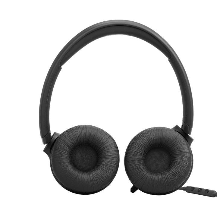 JBL Tune 530C Wired On-Ear Headphones With USB-C, Pure Bass Sound, Built In Microphone & Plug And Play Connectivity - Black - TUNE530C