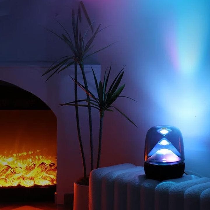 Harman Kardon Aura Studio 5 Wireless Bluetooth Speaker, Design Enthusiasts, Mood Creators, Eco-Conscious Buyers, Tech-Savvy Users - Black - AURASTUDIO5