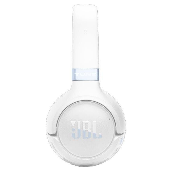 JBL Tune 680NC Wireless On-Ear Bluetooth Headphones, Active Noise Cancelling, Pure Bass Sound And Long Battery Life, Lightweight - White - TUNE680NC