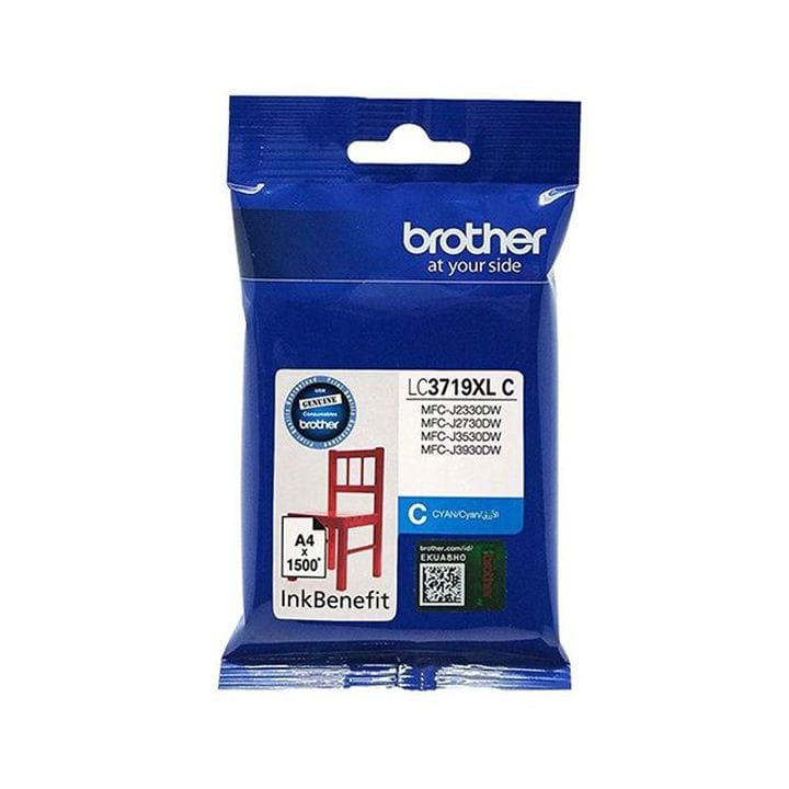 Genuine Brother Ink Cartridge - Cyan | LC3719XLC