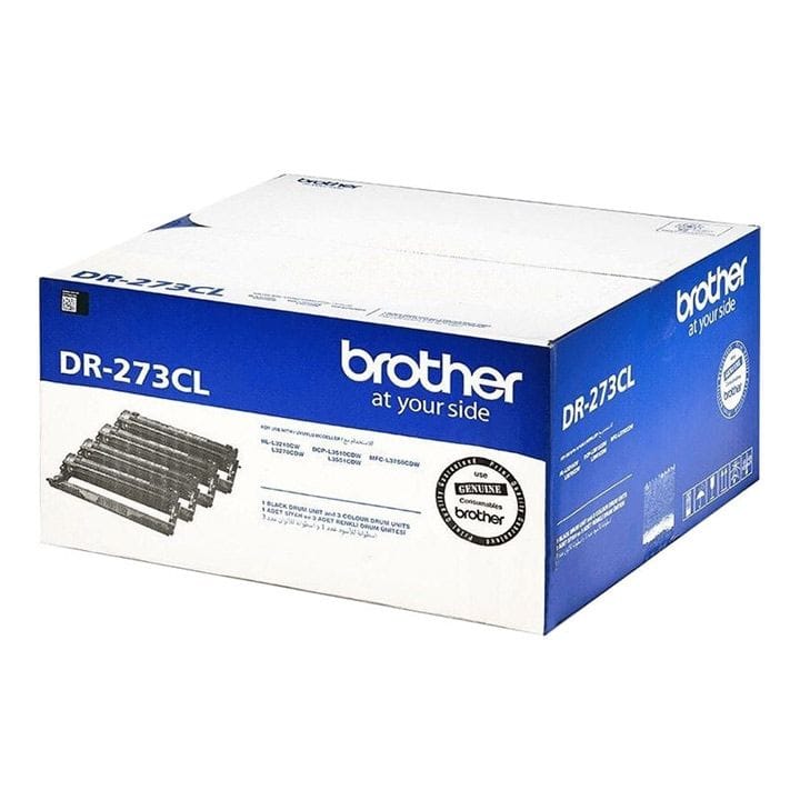 Brother Complete Original Drum Unit, High-volume Office Prints Or Color-intensive Documents - Black - DR-273CL