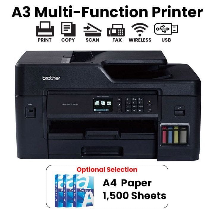 Brother A3 All in One Color Inkjet Printer | MFC-T4500DW