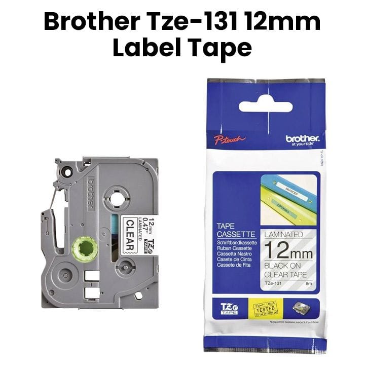 Genuine Brother Tze-131 12mm Label Tape