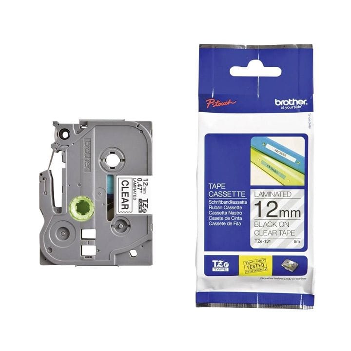 Genuine Brother Tze-131 12mm Label Tape